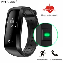 ZEALLION Горячие SmartBand M2S+ большой экран длительным временем ожидания экран Водонепроницаемый Фитнес крови Давление сердечного ритма для IOS и Android