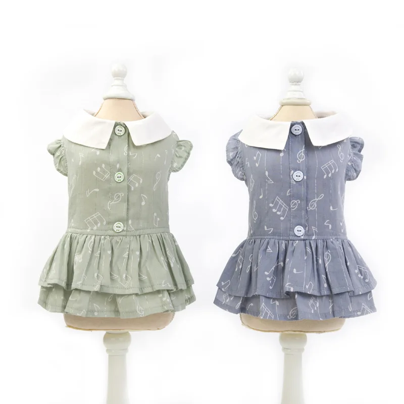 

Small Dog Clothes Pet skirt100% Cotton