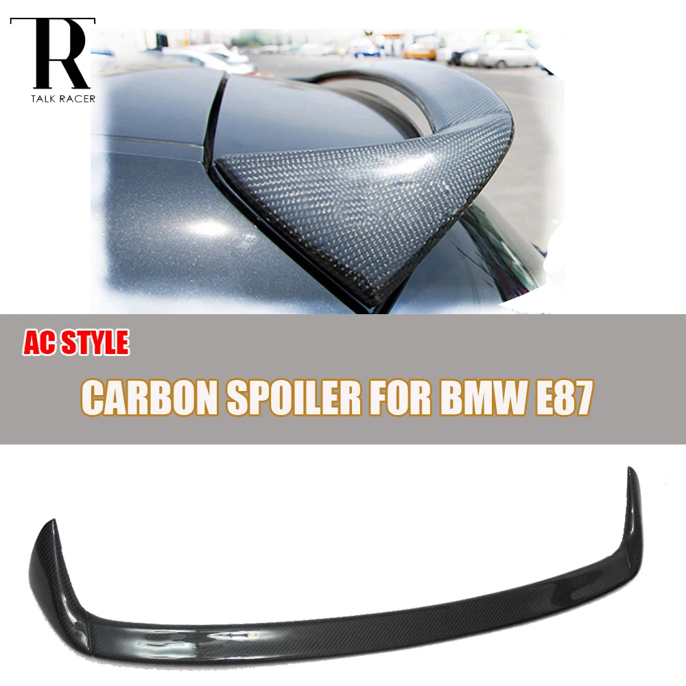 E87 AC Style Carbon Fiber Rear Wing Spoiler for BMW E87 120i 130i 135i
