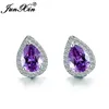 Purple Stud Earrings