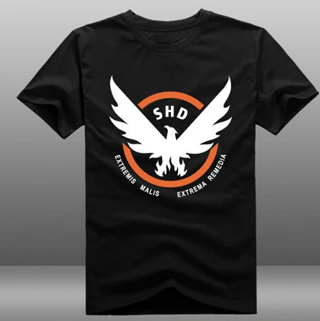 

Mens Casual Tom Clancy's The Division SHD The Strategic Homeland Division Logo Cotton O-Neck Short Sleeve T-shirts