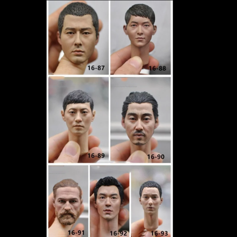 

1/6 Head Male Man Model Sculpt Fit 12 Inch Bodies Action Figure KM16-87
