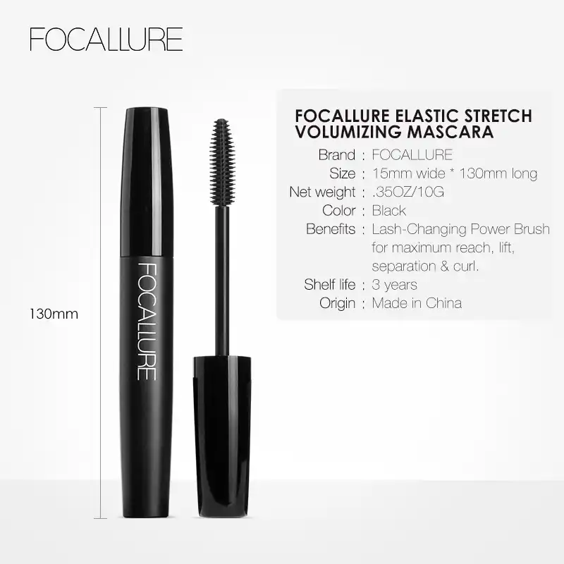 Professional Volume Curled Lashes Black Mascare Waterproof Curling Tick Eyelash Lengtheing Eye Makeup Mascara By Focallure Mascara Bottle Mascara Boxmascara Brush Aliexpress
