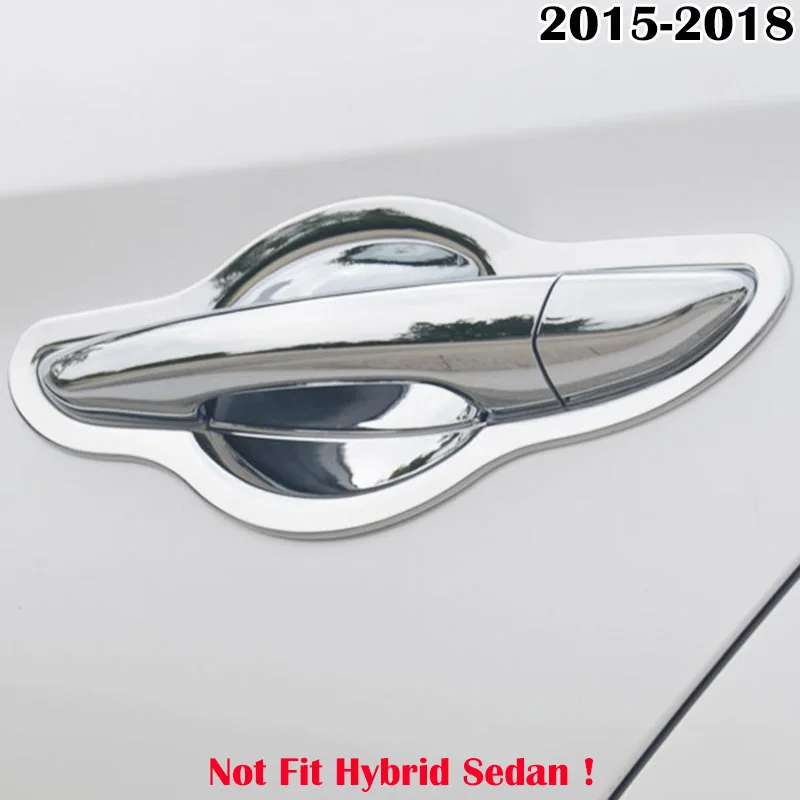Для hyundai Sonata LF хромированная дверная ручка, чаша, задний противотуманный светильник, крышка, полоса, хром, аксессуары для стайлинга автомобилей