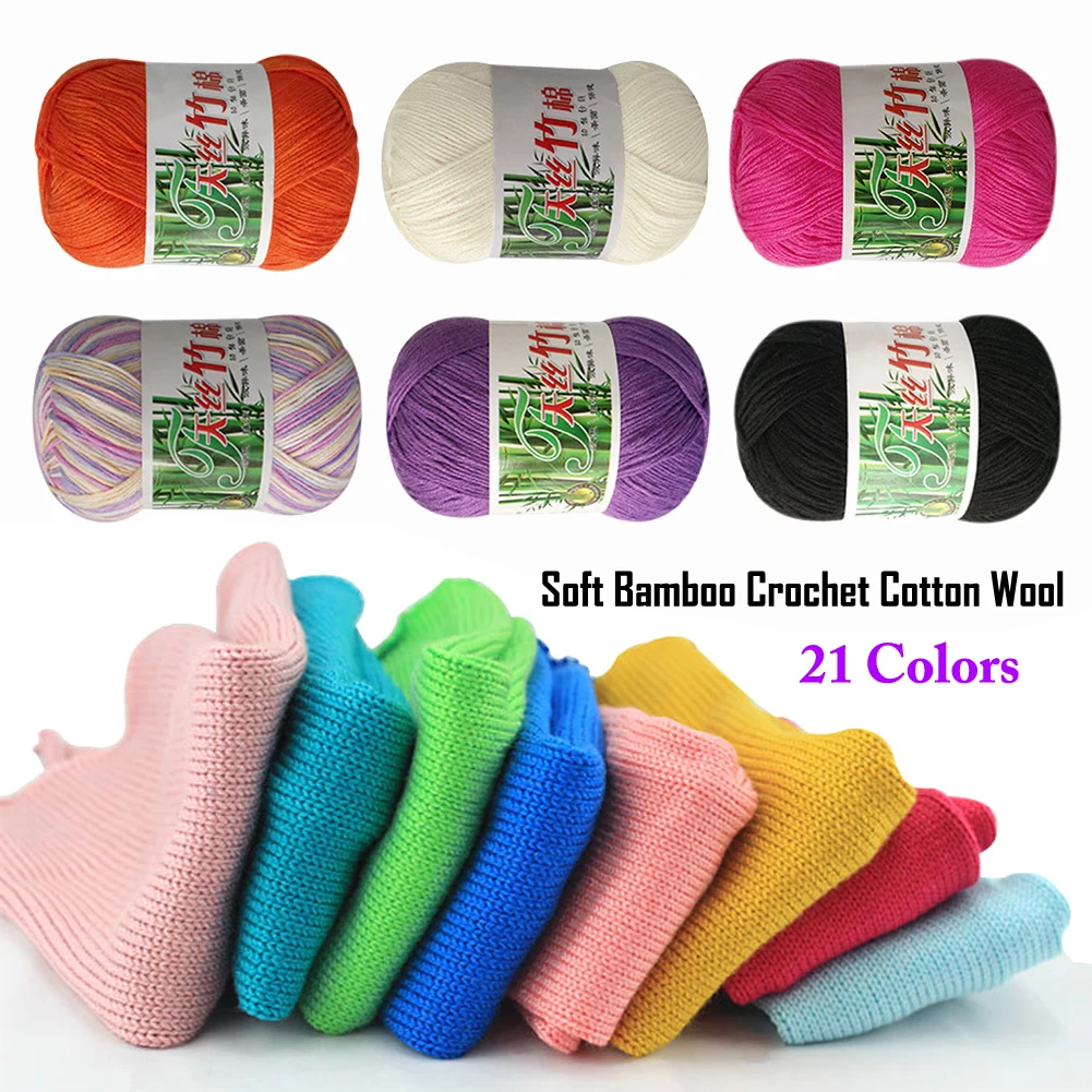 Cheap 4 Roll/lot 200g=50gx4 natural soft cotton yarn thick yarn 37