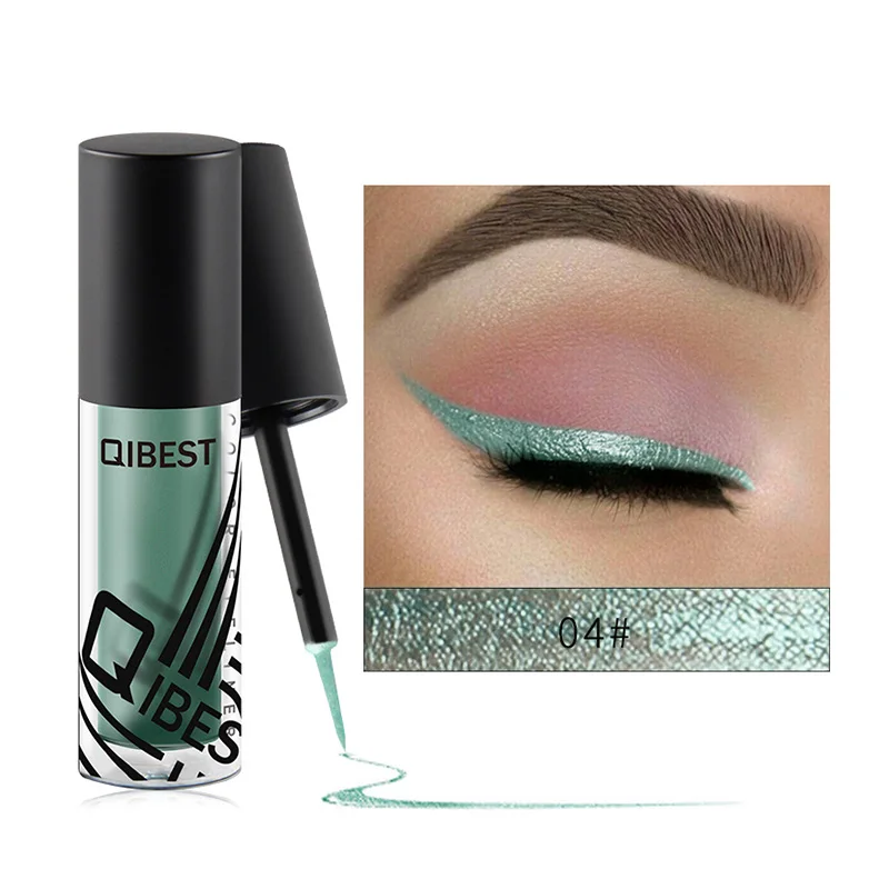 Qibest Long Lasting Waterproof Liquid Glitter Eyeliner Pencils Eye Make...