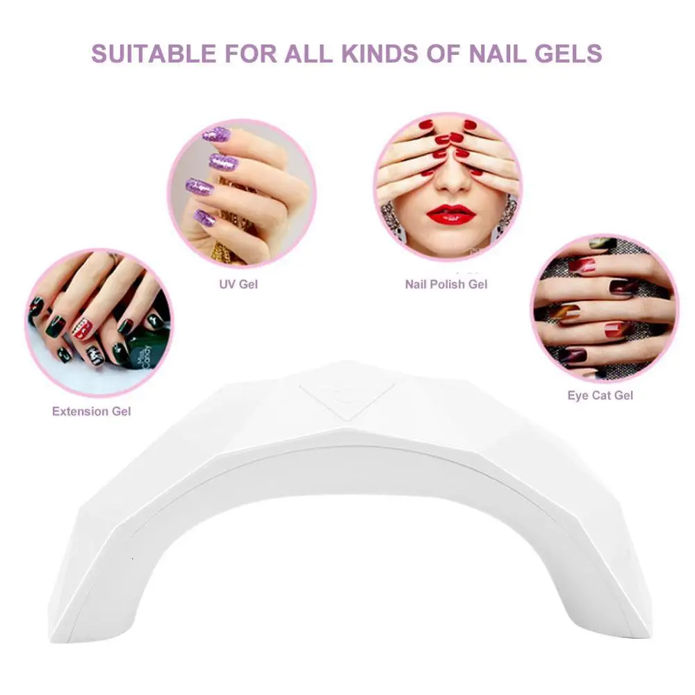 Мини УФ светодиодный фен для ногтей Портативный USB кабель для гель-лака для ногтей сушилка мини USB сушилки инструменты для дизайна ногтей