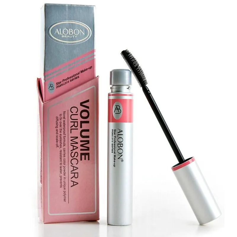 Black Ink Alobon 3d Fiber Lashes Mascara Individual Curl Eyelash Extension Colossal Volume Express Cosmetics Makeup |