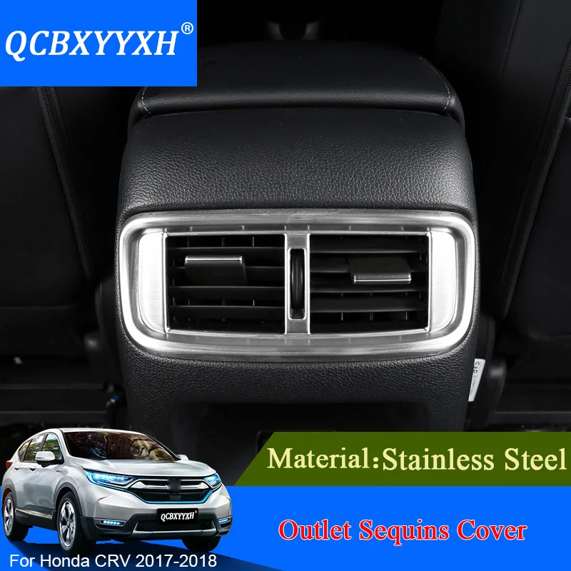Qcbxyyxh ABS для Honda CRV CR-V 5th приборной панели Outlet Блёстки кондиционер на выходе декоративные Блёстки сзади outlet