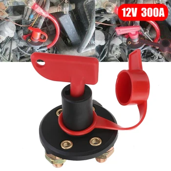 

Mayitr 1pc 12V-24V 300A Car Truck Battery Isolator Disconnect Cut Off Switch + Removable Key