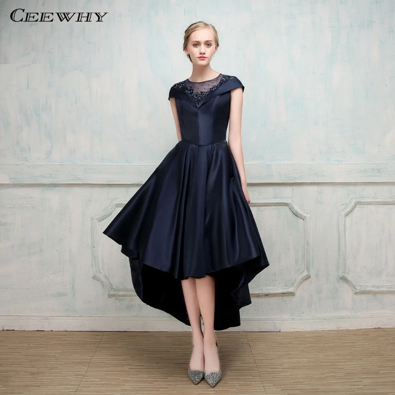 short sleeve evening dresses