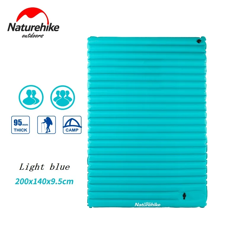 

Naturehike Utralight Outdoor Camping Mat TPU Inflatable air Mattress Double 2 Person Portable Sleeping Pad Tent Air bed