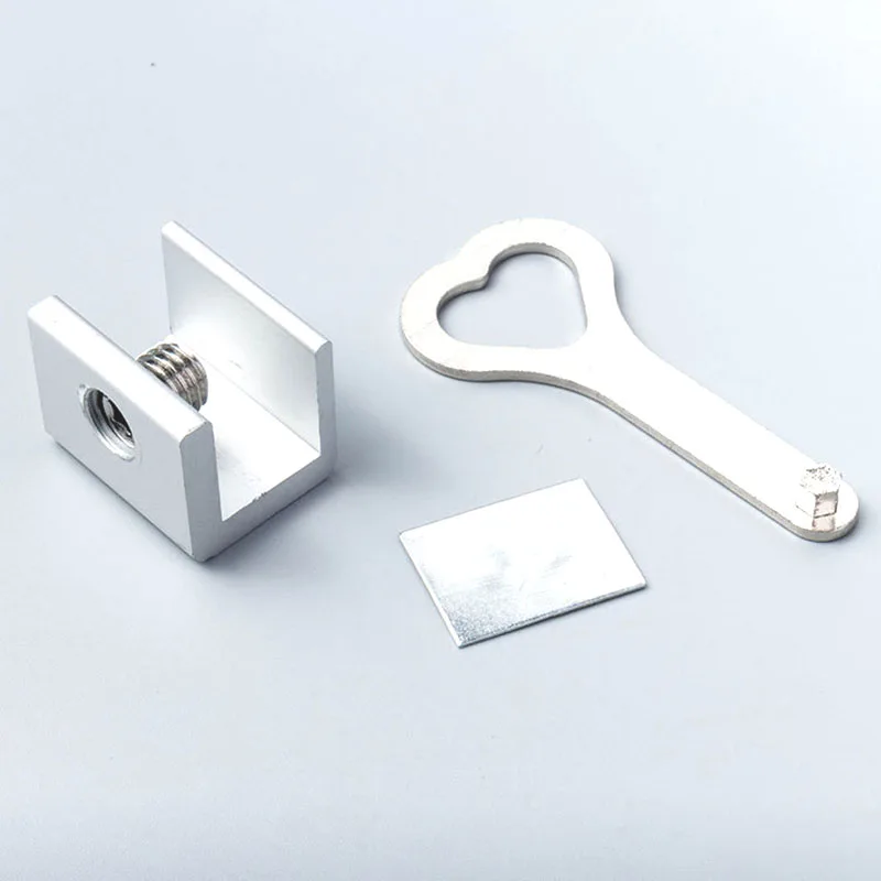 2PCS  Plastic Steel Door And Window Track Locks Sliding Window Limit Lock Anti-theft Door Lock Children Safety Lock 4
