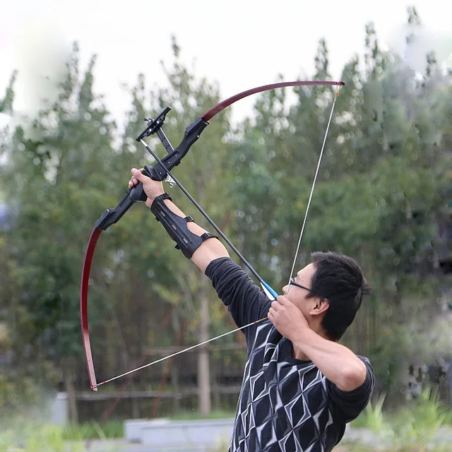  US $62.24 Recurve Carbon Fiberglass Archery Outdoor Pratice Hunting Shooting HW116