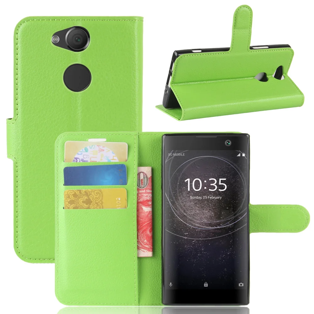 Для Sony Xperia E5 L1 XA1 XA2 Ultra G3121 G3123 Флип кожаный чехол для Plus Dual H3113 кошелек|Бамперы| |