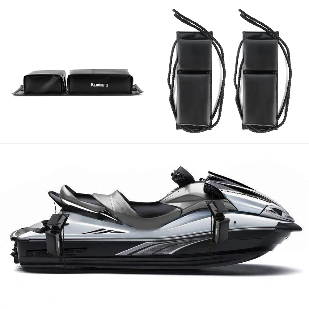 Jet Ski Fender Marine Black Side Mooring Bumper Protection Pad for