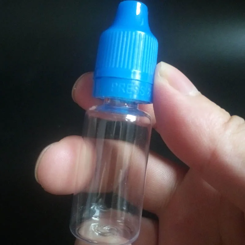 

2500pcs PET 10ML Dropper Bottles empty plastic Clear E Liquid bottle With Tamper Evident Childproof Cap For E Juice vape Eliquid