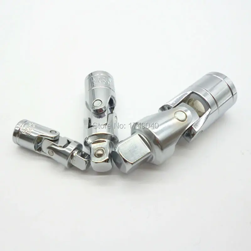 New Am-Tech 3pc Universal Joint Set 14 38 12 Square Drive Sockets Adaptor