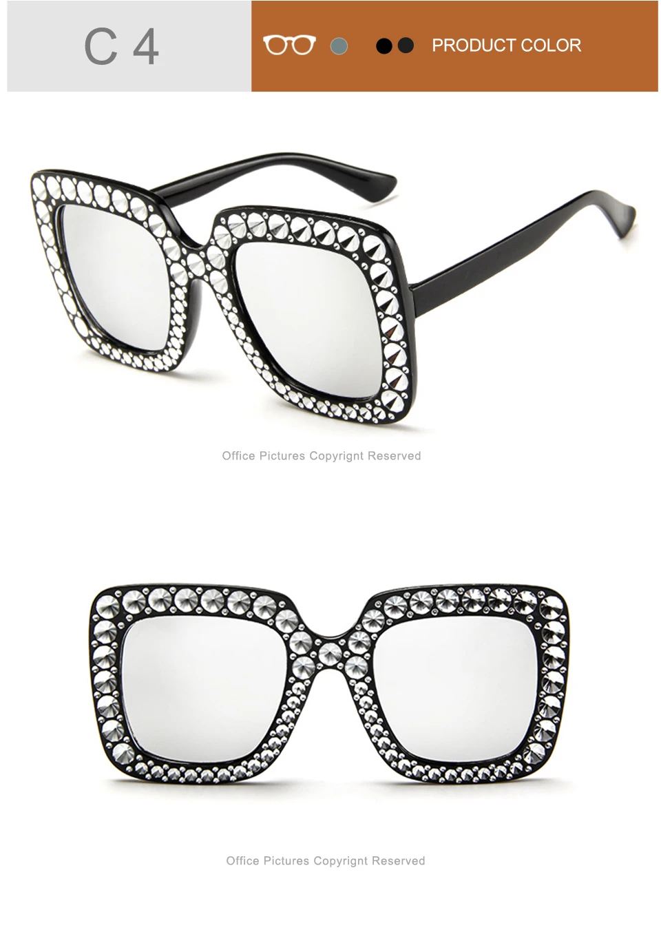 jumlai Large Frame Sunglasses Women Luxury ManWomen Sun Glasses Classic Vintage Outdoor Shopping Oculos De Sol (7)