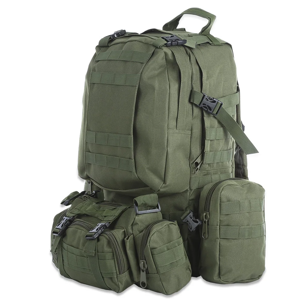 

Hewolf 50L Military Men Backpack Molle Tactical Camouflage Backpack Outdoor Sport Climbing Hiking Camping Sport Bag 8 Colors