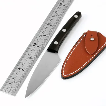 

KKWOLF Sharp Razor 440C Steel Fixed Blade Hunting Knife Outdoor Survival Knives& Sheath For Hiking Hot Sale Camping leather tool
