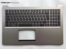 IT Italian Keyboard for ASUS UX51 UX51VZ Palmrest with C cover backlight laptop keyboard IT Layout new for sony vaio svf152a29l svf152c29l svf152c29m laptop palmrest it italian keyboard black backlit