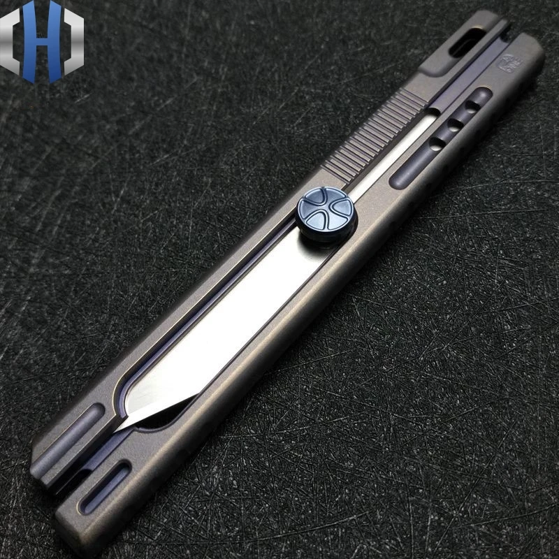 Titanium Alloy Utility Knife Light Cut Wallpaper Express Box Opener Cut Demolition Envelope Engraving Large EDC Titanium Alloy Utility Knife Light Cut Wallpaper Express Box Opener Cut Demolition Envelope Engraving Large EDC