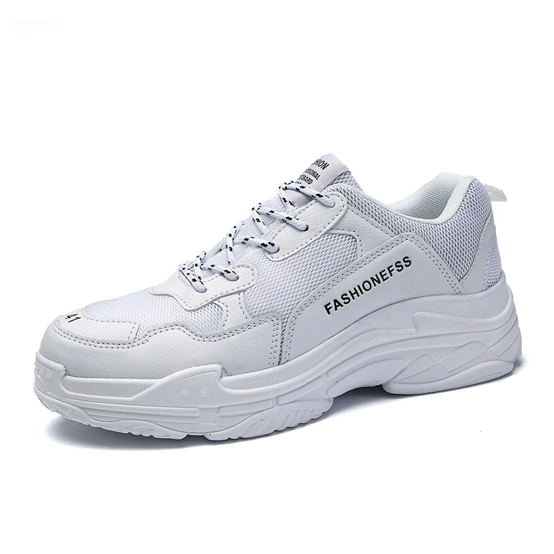 Мужские роскошные летние Tenis Masculino новые Брендовые мужские дышащие спортивные туфли для спортзала теннисные Спортивные кроссовки Удобная дешевая обувь для мужчин - Цвет: Белый