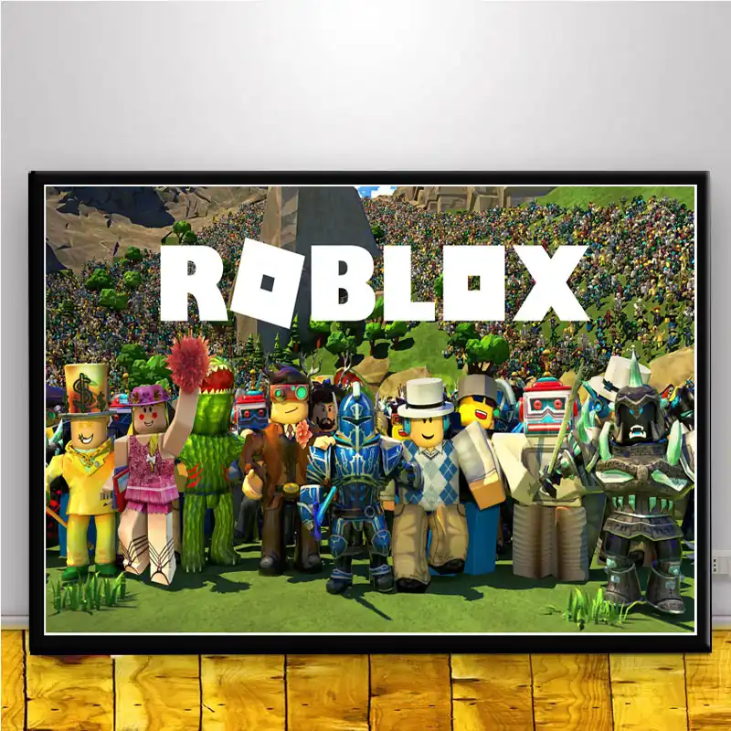 Detail Feedback Questions About Fx1713 Roblox Classic Video Game - fx1713 roblox classic video game cartoon comic series movie custom poster art silk light canvas home