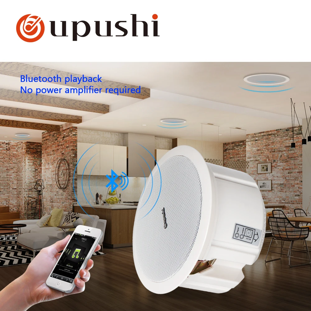Bluetooth Колонка Oupushi 110 В ABS активная настенная колонка акустическая система PA 6 5