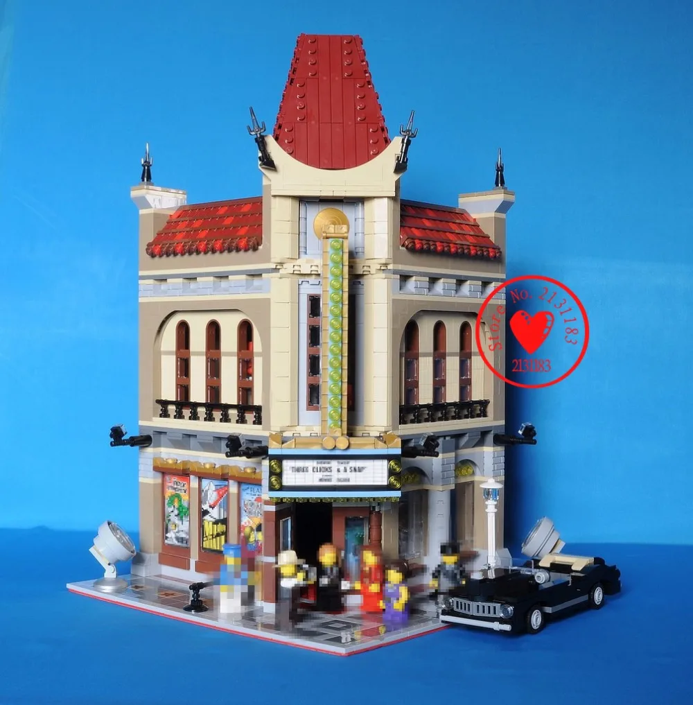

15006 2354pcs creator city street Palace Cinema lepin Model Building Blocks set Bricks Toys Compatible 10232 kid gift set