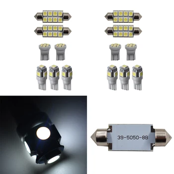 

14xWhite LED light interior package kit For 1999-2016 Ford F250 F350 Super Duty