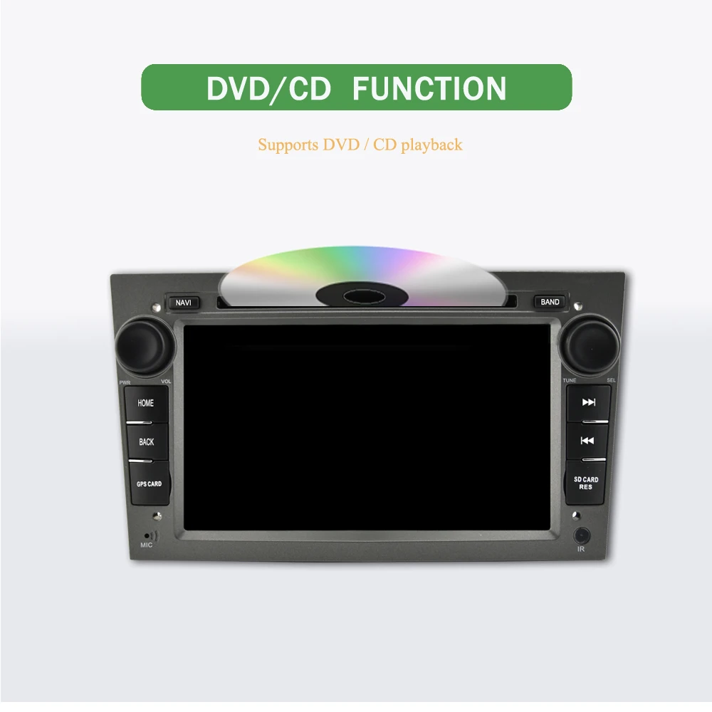 Discount Bonroad 2Din Android 9.0 Car DVD Radio For Opel Astra Vectra Antara Zafira Corsa multimedia player GPS Navigation RAM 2G ROM 16G 12