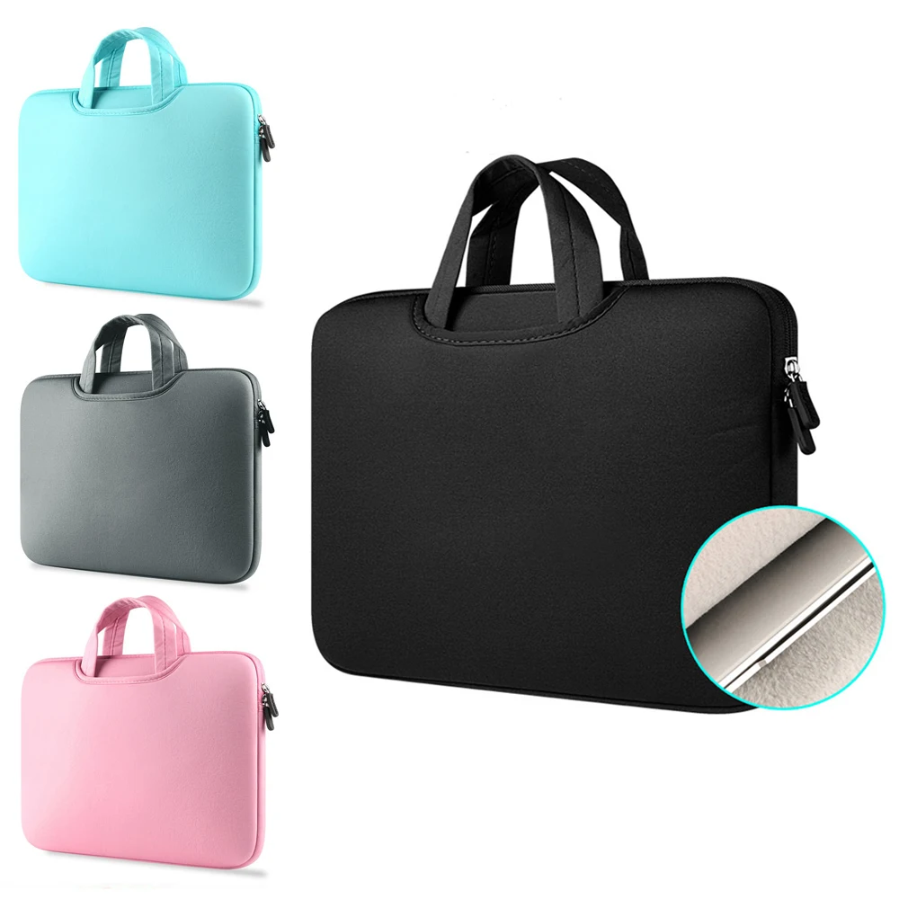 

1PC Universal Laptop Bag Sleeve Case Cover Handbag Shockproof Notebook Pouch For MacBook Air Pro HP Dell Lenovo 11 13 14 15 inch