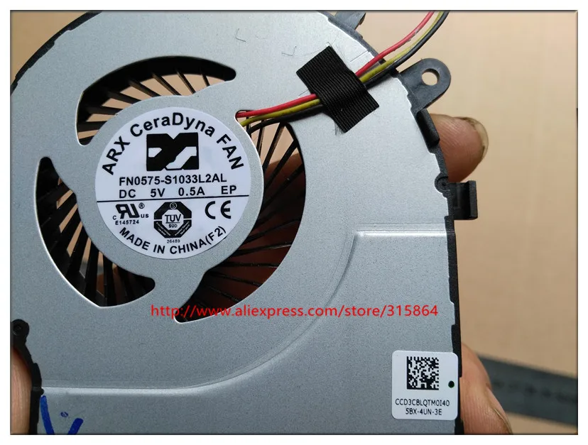 جديد laptop cpu fan مع غرفة التبريد لتوشيبا C55D-C-10P Carrizo-L FN0575-S1033L2AL