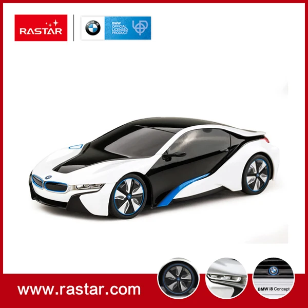 Rastar лицензированный 1:24 BMW I8 Мощный Автомобильный игрушечный репертуар в серебристом цвете пластиковый автомобиль игрушка для детей 48400