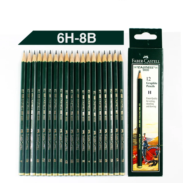 Faber Castell Graphite Pencils Good  Faber Castell Sketching Pencils -  9000 - Aliexpress