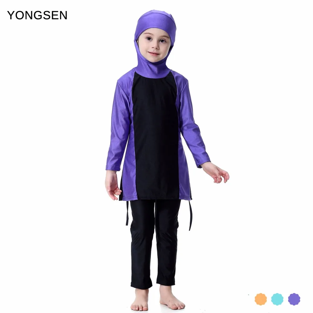 YONGSEN Women's Full Cover Muslim Swimwear (Burqini) – UPF 40-50+, Plus Sizes Available, Gray & More Colors - View #9
