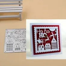

HO ho ho Merry Christmas Metal Cutting Dies Stencils for DIY Scrapbook Photo Album Paper Card Decorative Craft Embossing Die