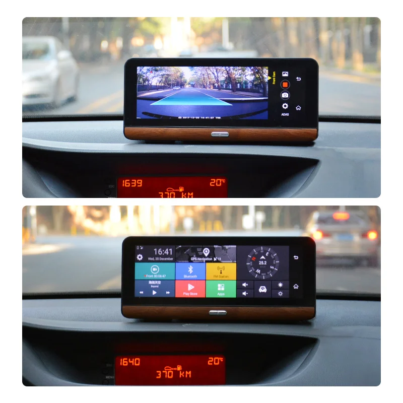 Видеорегистратор Junsun E31P Pro 7 80 дюйма 4G ADAS Android GPS навигация автомобильный