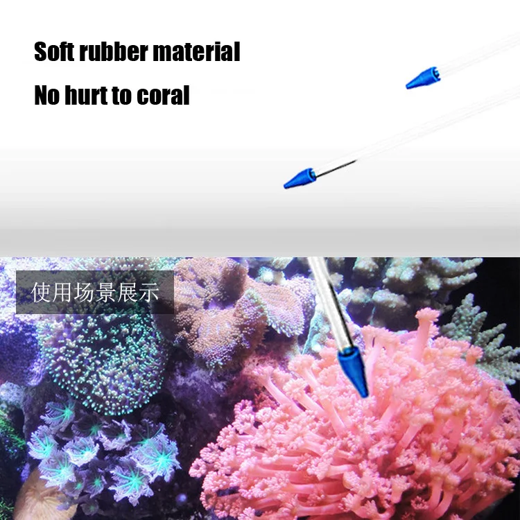 

Coral feeder long tube 35cm 55cm liquid fertilizer add arcylic aquarium fish marine coral reef tank