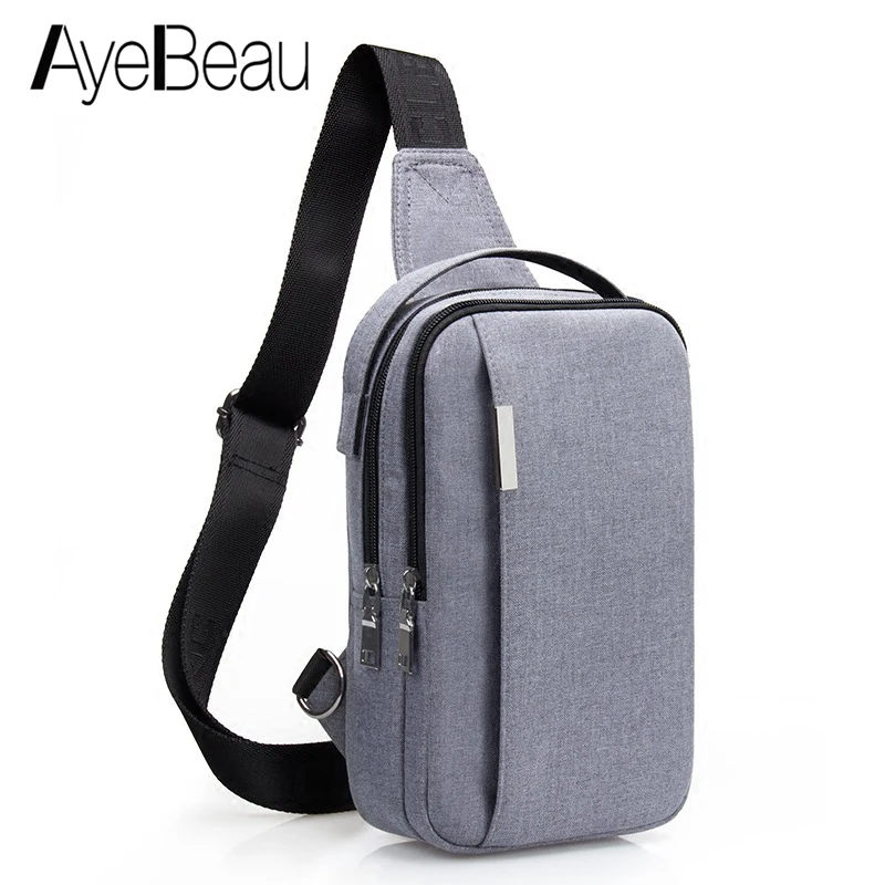 

Shoulder Chest Sling Bag For Men Husband Waterproof Backpack Handbag Cross Waist Pack Male Crossbody Canvas Bolsas Transverse