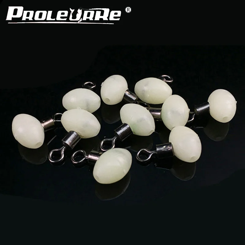 20pcs/lot 3 Way Luminous T-shape Cross-line Rolling Swivel With Pearl Beads Fishing Swivels Fishhooks Fishing Connector PR-069