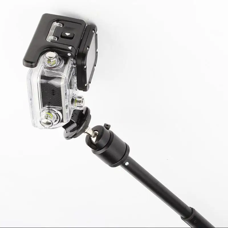 

vanpower High Quality Self-lock Telescoping Monopod Selfie Stick with Tripod Mount Adapter Wrist Strap for GoPro Hero 2/3/4