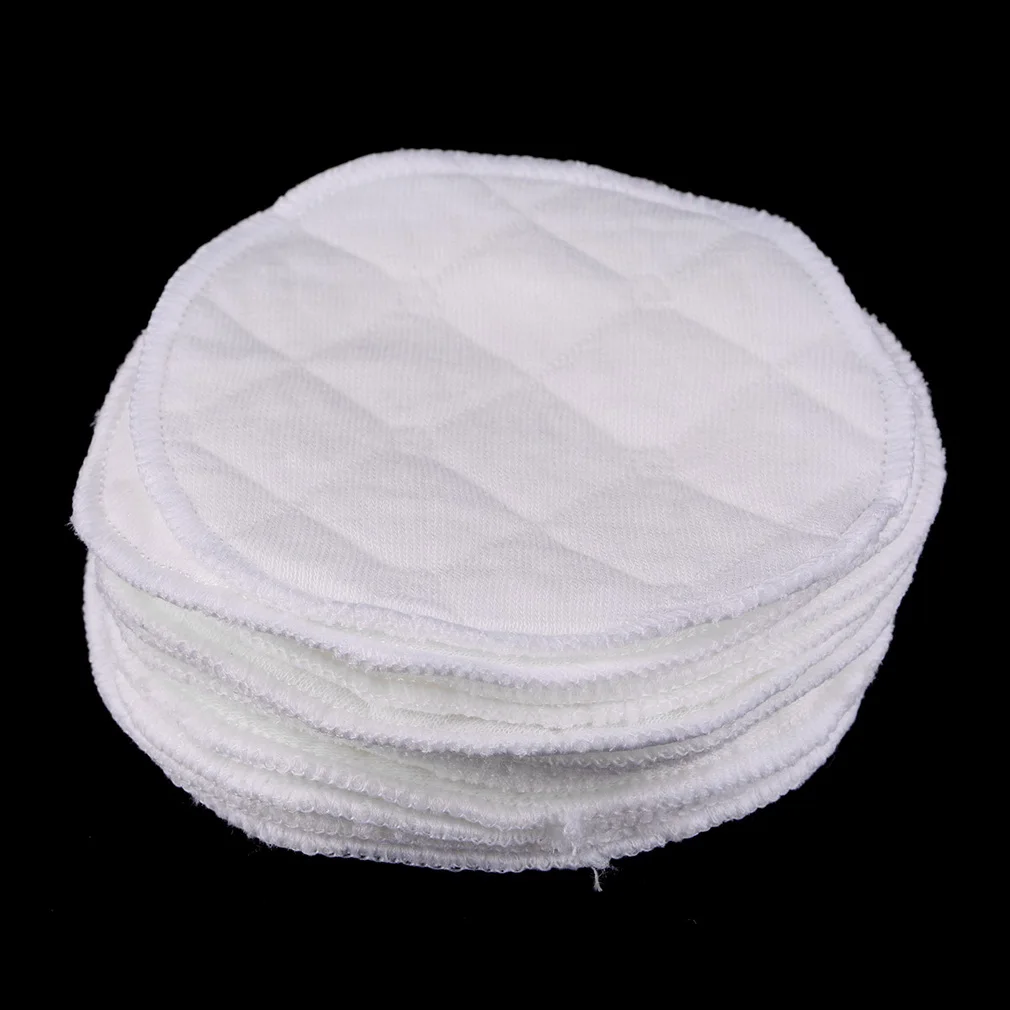 12 шт многоразовые грудные прокладки для кормящих моющиеся мягкие абсорбирующие для кормления грудью Горячая