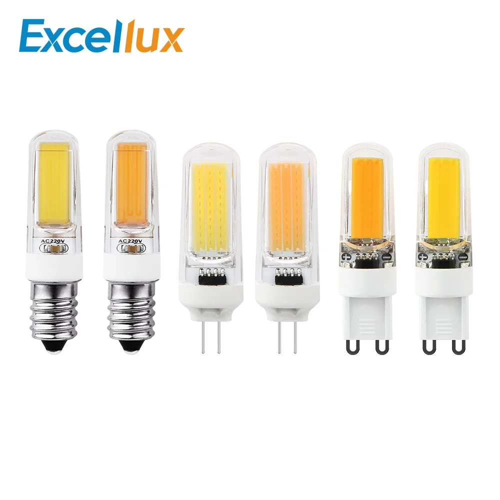

LED Bulb E14 G9 G4 COB LED Bulb White/ Warm White AC 220V Lampada LED PC Lampshade 3W mi light bulb For Chandelier Lights