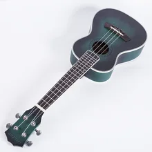 New 23'' blue Ukulele 4 Strings Acoustic Guitar Hawaii Mini Ubass Mahogany Classical 18 tone travel Guitar Instruments guitalele