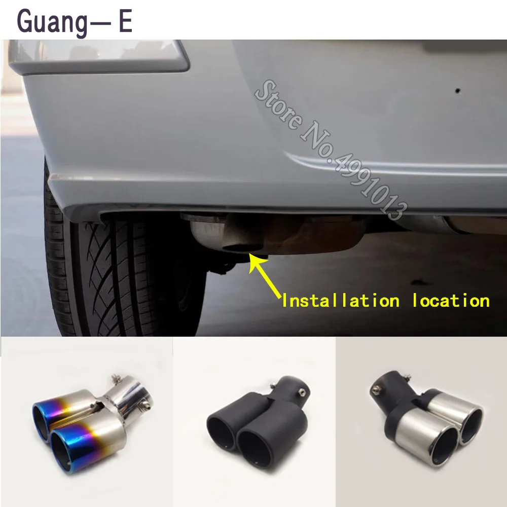 

car stickers cover muffler exterior back end pipe dedicate exhaust tip tail outlet ornament 1pcs For OPEL Astra 2007-2015 2016