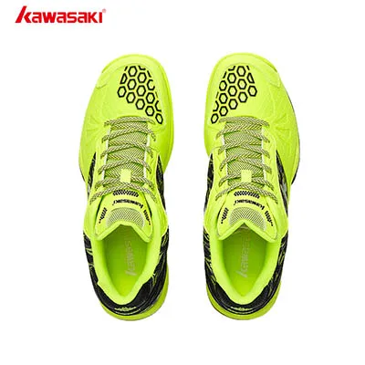 Kawasaki обувь для бадминтона; Профессиональная мужская и женская спортивная обувь; брендовые кроссовки; нескользящие удобные K-519 - Цвет: Green