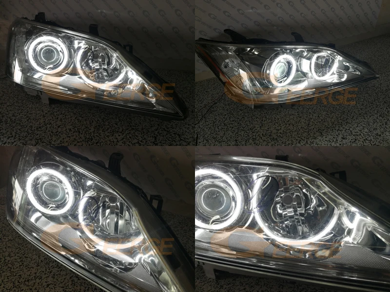 Для LEXUS ES350 ES240 2010 2011 2012 отличные ангельские глазки ультра яркие фары освещение CCFL ангельские глазки комплект Halo Кольцо